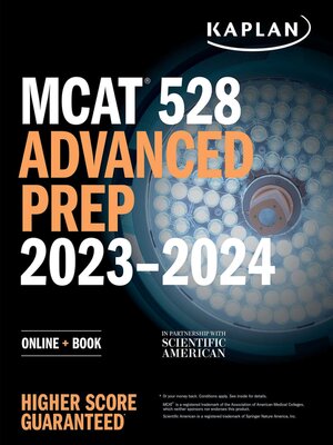 cover image of MCAT 528 Advanced Prep 2023-2024